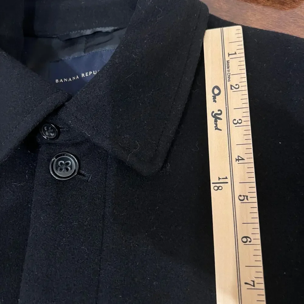 Banana Republic Wool Blend Mens Coat Size S